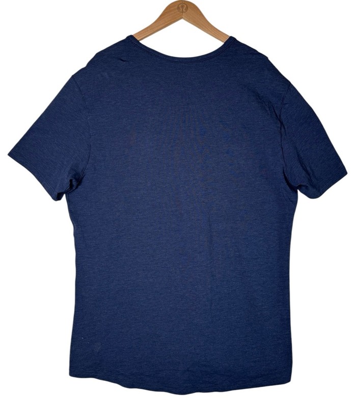 Men's Lululemon 5 Year Basic Tee Updated Fit Short Sleeve Shirt XXL Navy Blue gallery