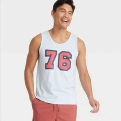 Goodfellow & Co Tank Top Mens Size M Retro Casual 76 Graphic Summer Spring