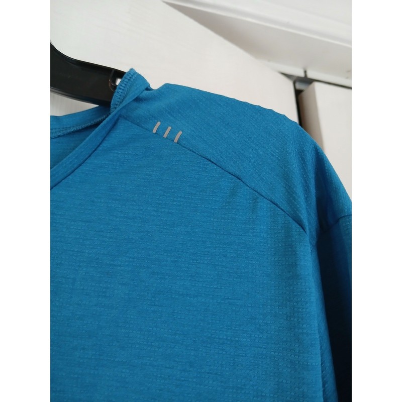 Lululemon Men's fast free tech Blue Athletic T Shirt Short Sleeve Performance gallery