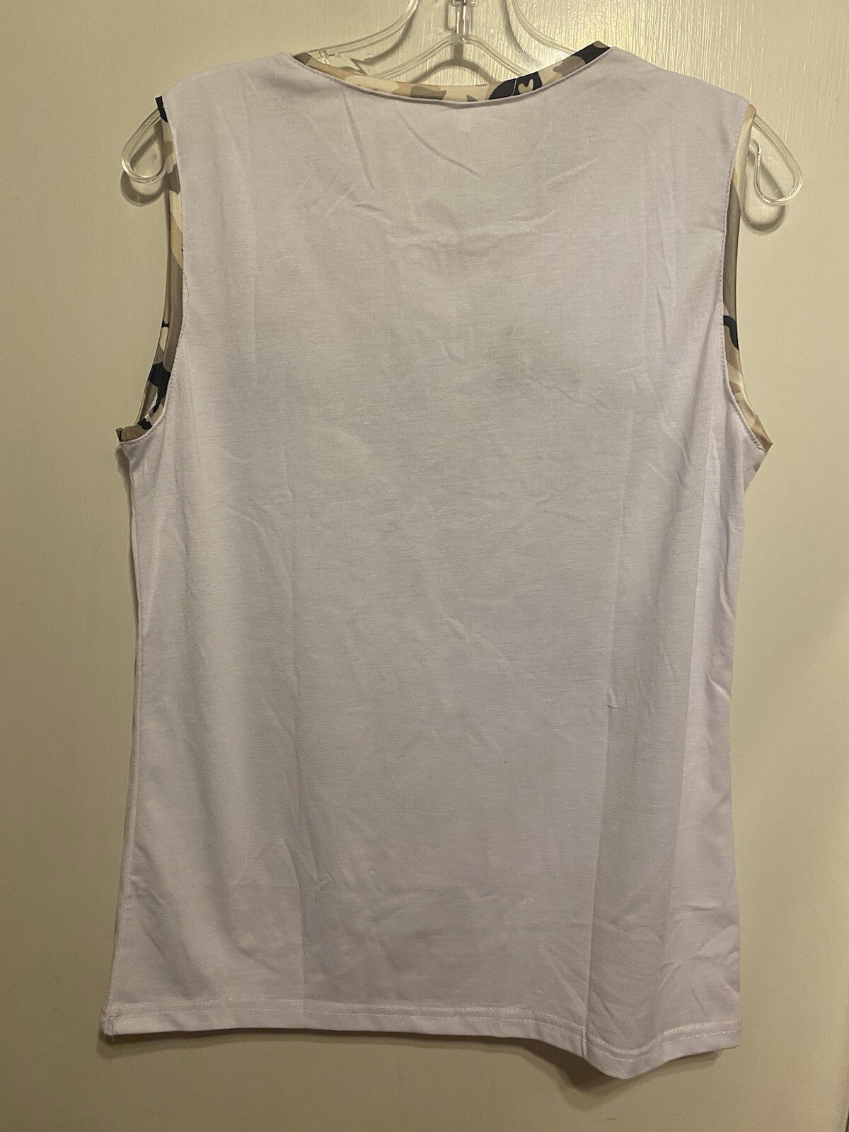 Unbranded Men's Tank Top size Large White, Camo slash graphics Cotton Blend NWOT gallery