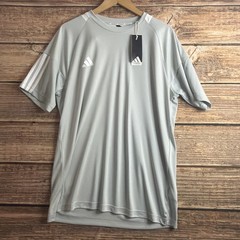 Adidas Aeroready Crewneck Shirt Mens Large Green Short Sleeve Activewear
