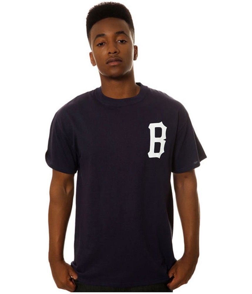 Black Scale Mens The B Logo Graphic T-Shirt, Blue, Small