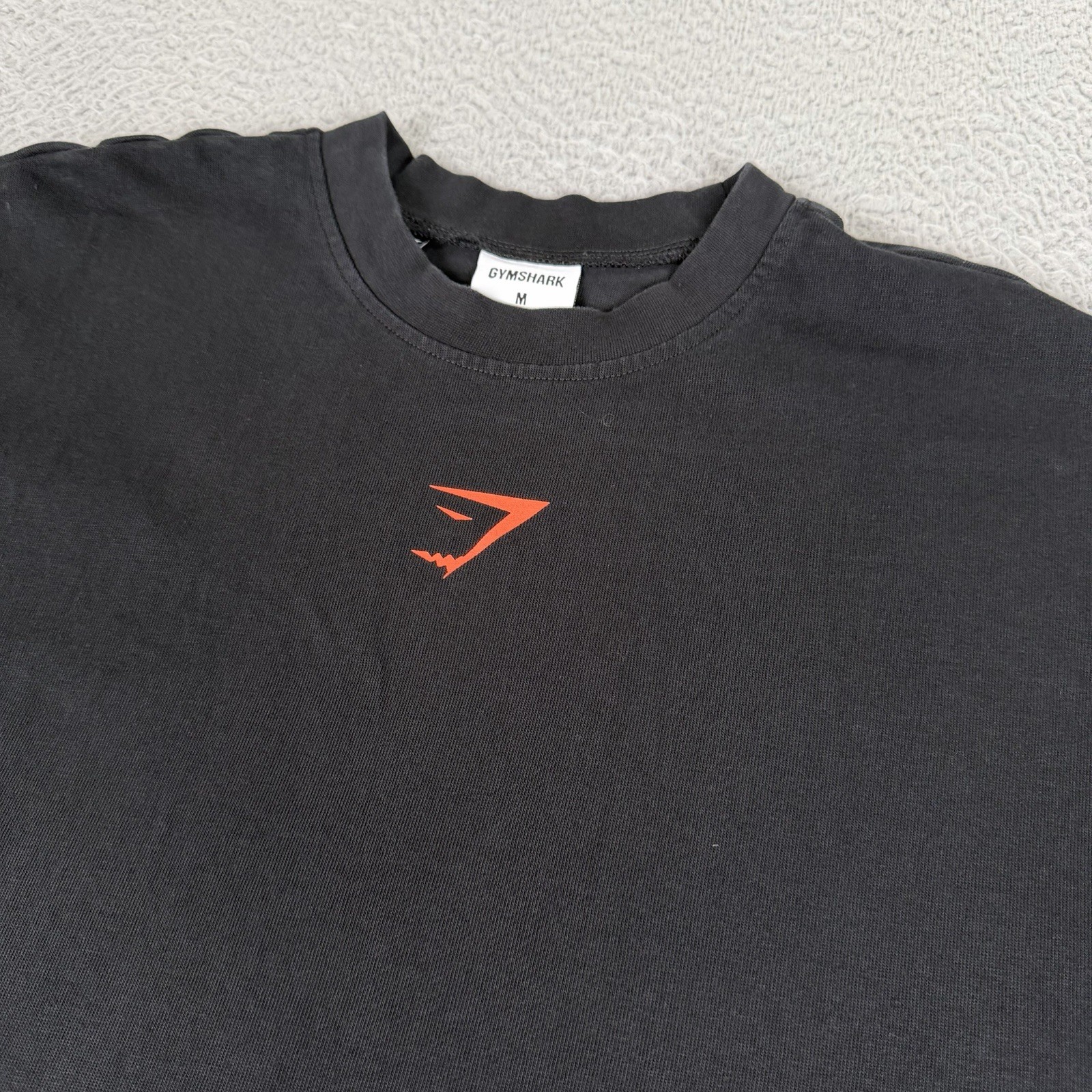 Gymshark Shirt Mens Medium Black Sets N Reps Tee Short Sleeve Workout Gym gallery