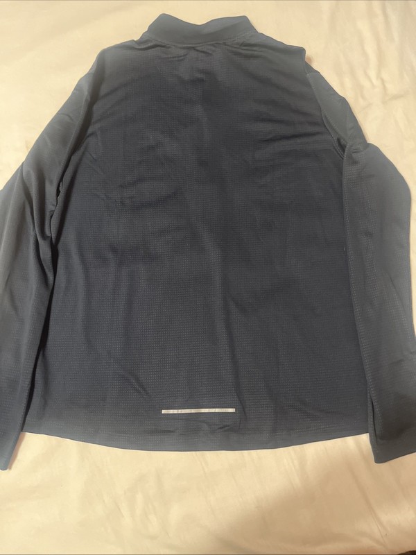 Nike 1/4 Zip NWT XL Aero React Drifit Navy Running Top MSRP $62 gallery