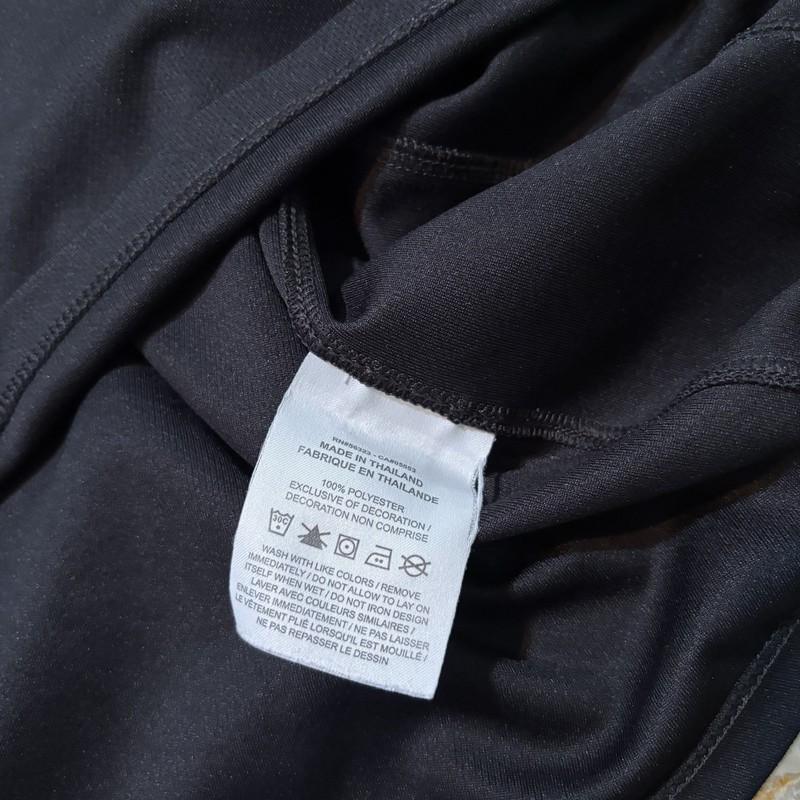 Nike Court Victory Tennis Shirt Mens Large Black Swoosh Federer Nadal CV2982 gallery