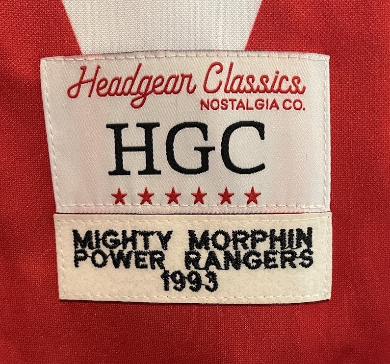 Power Rangers Mighty Morphin Headgear Classics Embroidered Tank Top Jersey M gallery