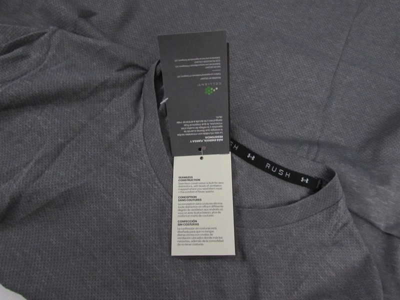 Under Armour RUSH UA Seamless Legacy Gray XL Men’s L/S 1379282 025 NWT. gallery