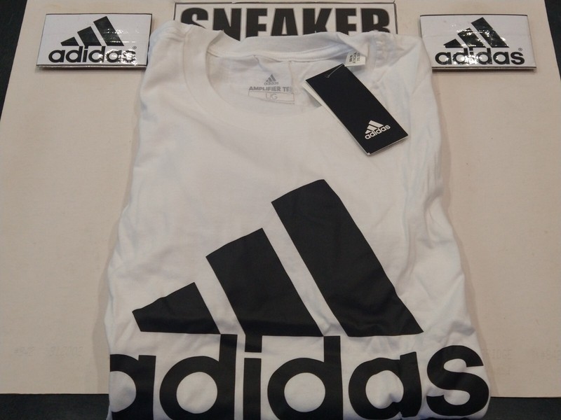 Adidas Mens Badge Of Sport S/S T-Shirt - ED9606 - White / Black - Size: L - NEW gallery