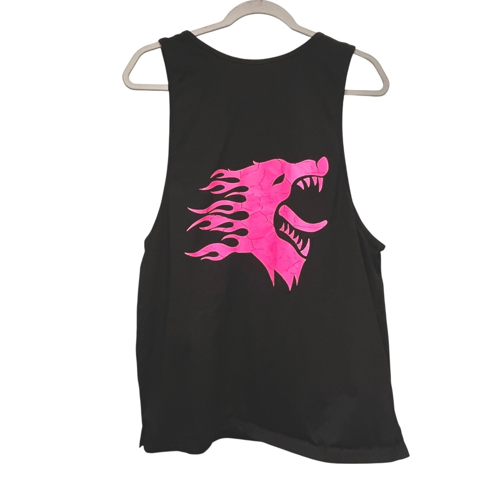 Kill Crew Porrada Series Vol 1 Tank Top Black Pink Wolf Graphic Mens Small gallery