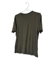 NOBULL Shirt Mens Medium Green Basic Tee Lightweight Training Gym CrossFit