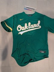 Nike Oakland Athletics A’s Kelly Green Stitched Blank Jersey 2XL XXL