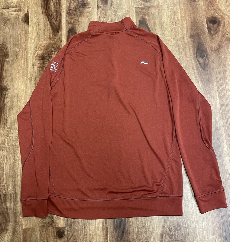 KJUS Mens Medium M 50 UPF 50+ Zip Long Sleeve Pullover Golf gallery