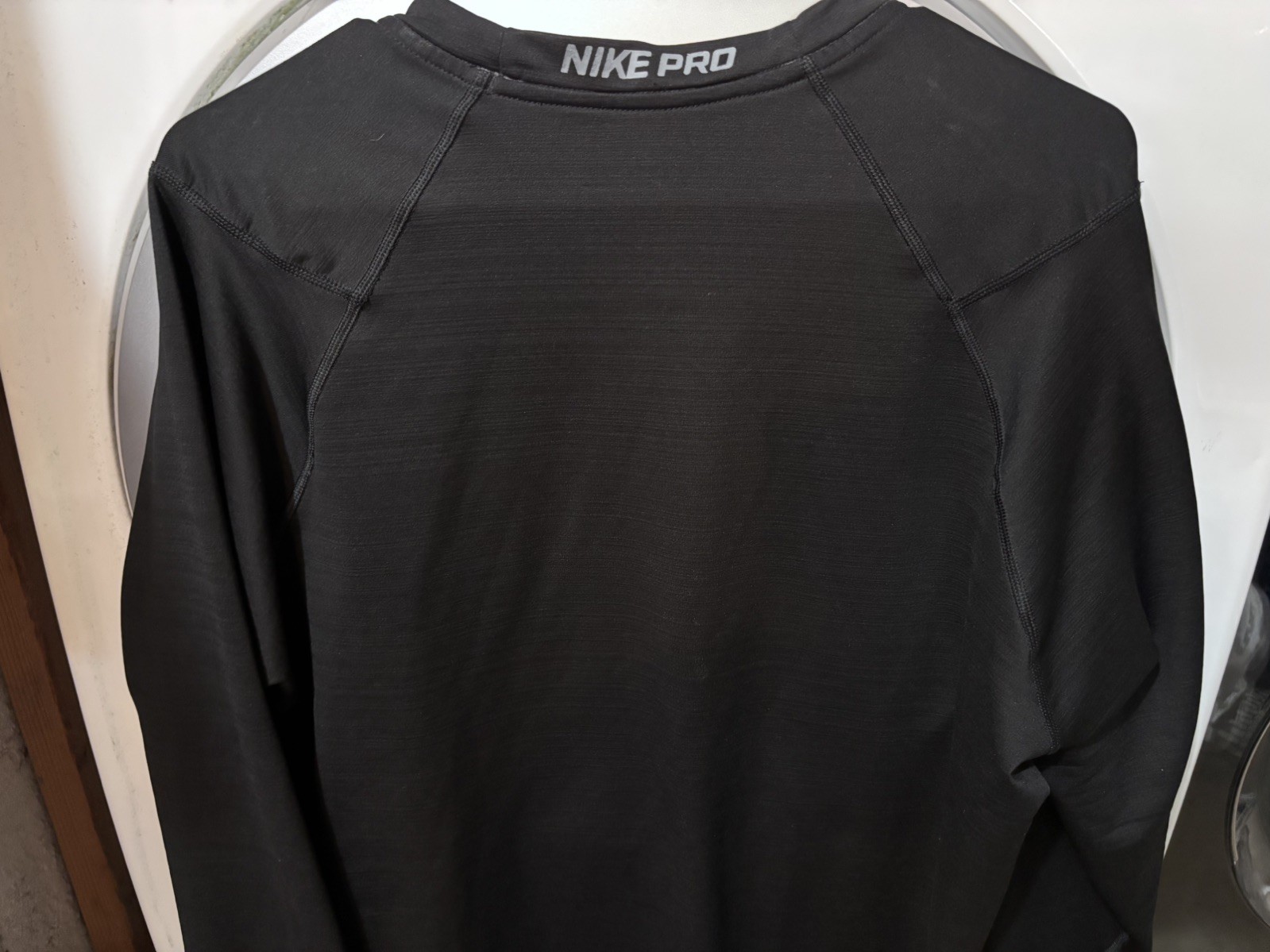 Nike Pro Dri-FIT Long Sleeve Fitted Athletic Shirt Black XL Moisture Wicking gallery