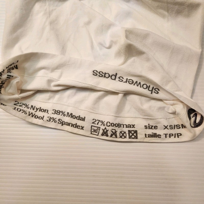 Showers Pass Shirt XS/S White Merino Wool Blend Baselayer short sleeve gallery