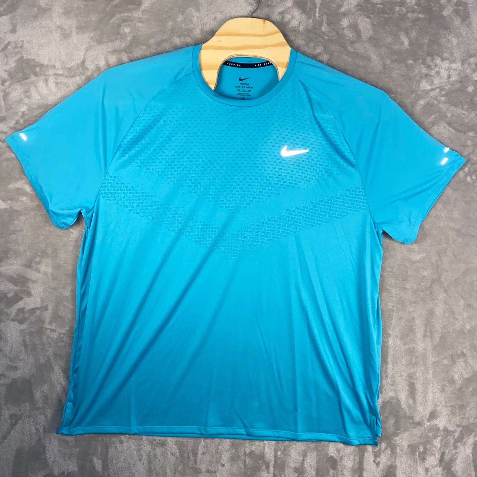 Nike Dri Fit Stride Running TShirt Mens XXL Teal Short Sleeve Athletic NWT Gift gallery