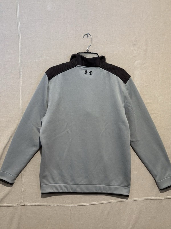 Under Armour Golf Jacket Mens Large Gray Coldgear Storm Loose Fit 1/4 Snap gallery
