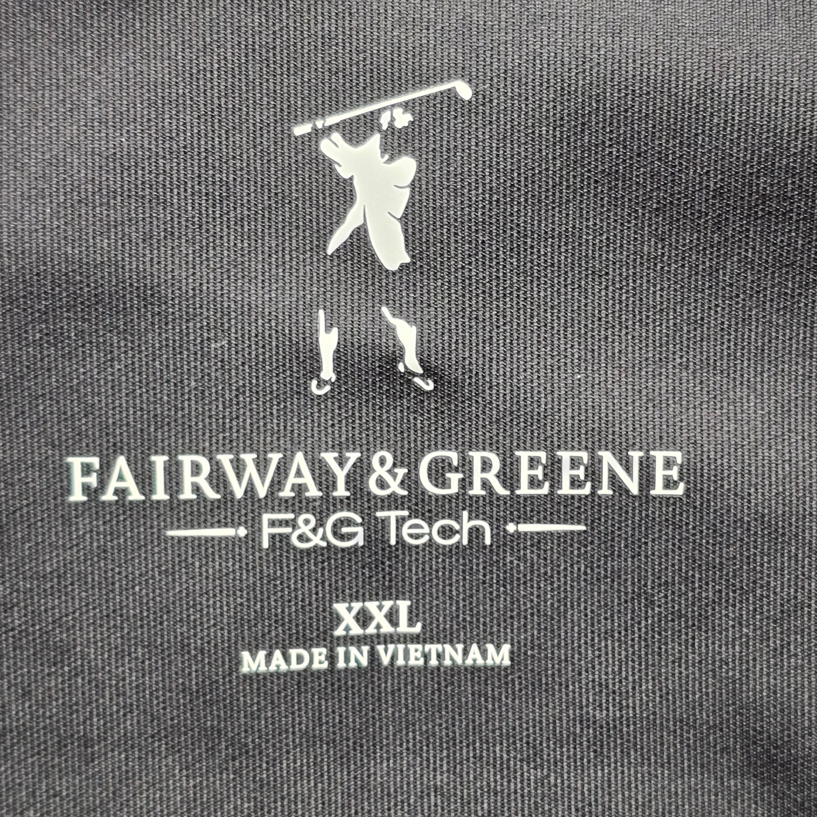 Fairway & Greene Tech 1/4 Zip Pullover Mens XXL 2XL Black Gray Golf Performance gallery