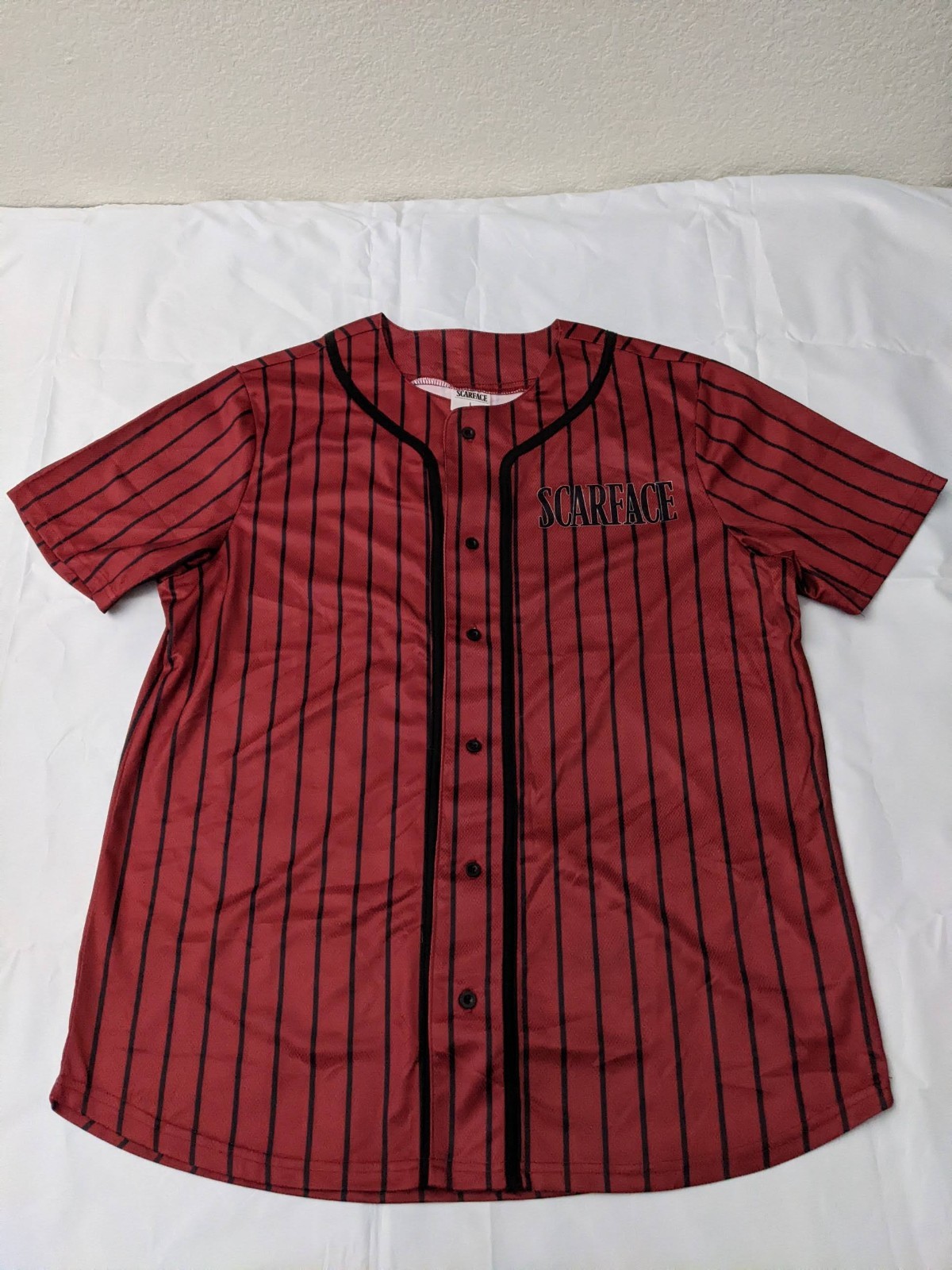 Scarface Button Up Baseball Jersey - Men's L gallery