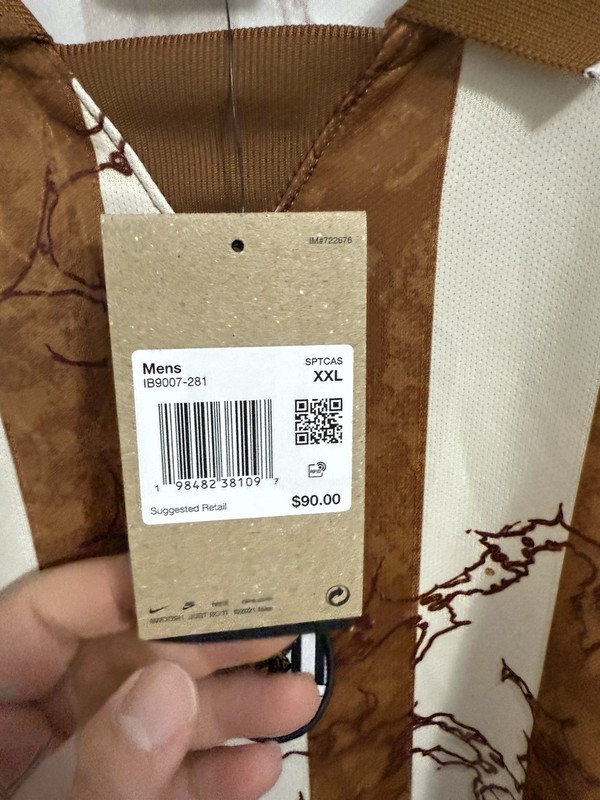 Men’s Nike INC Air Jersey Brown Sz XXL IB9007-281 Brand New Rare gallery