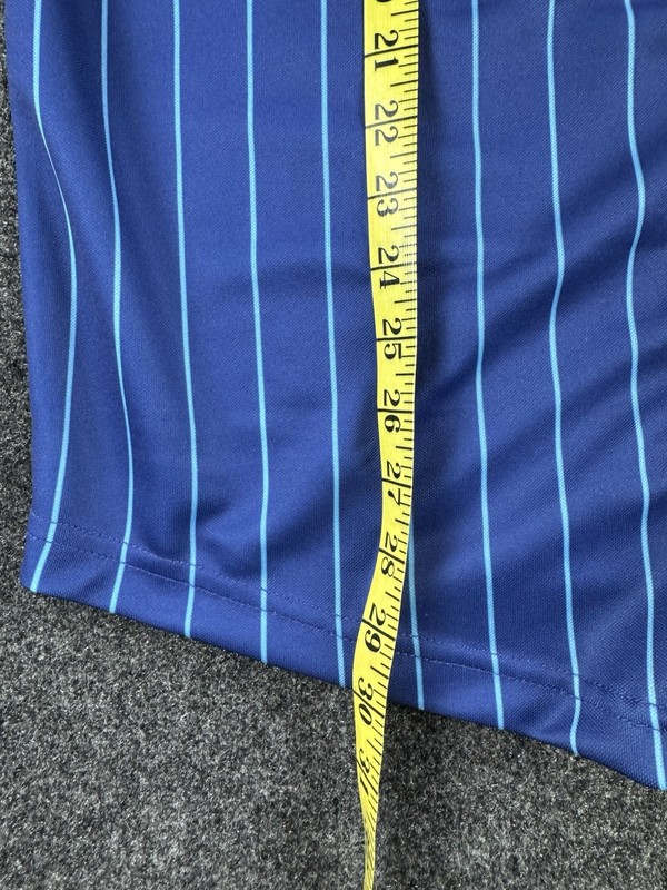 Orion Baseball Jersey Blue Pinstripe Button L gallery
