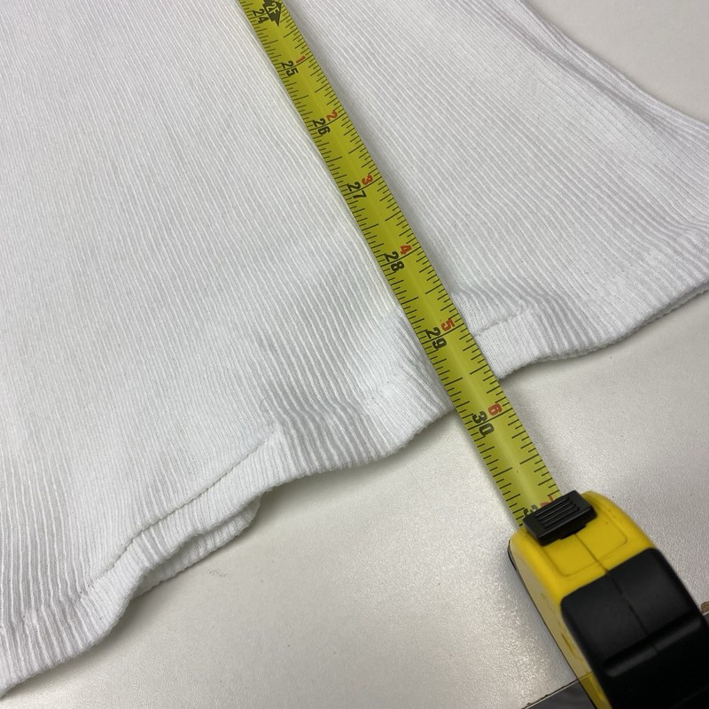 Hanes Comfortsoft Men’s XL Extra Large Solid White Compression Cotton Tank Top gallery