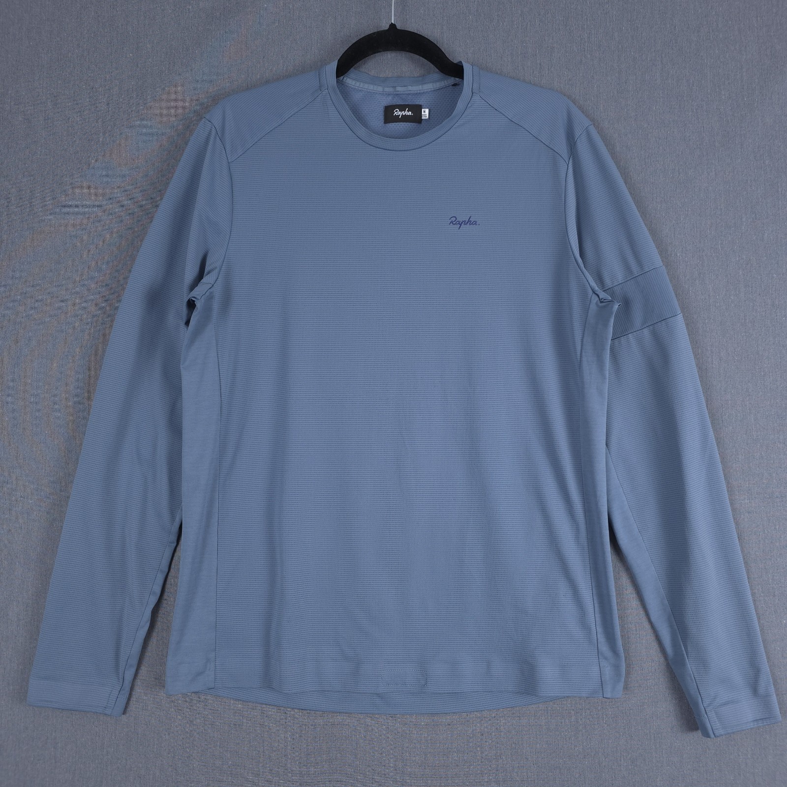 Rapha Long Sleeve Technical Shirt Mens Medium Blue Lightweight Cycling Pullover gallery