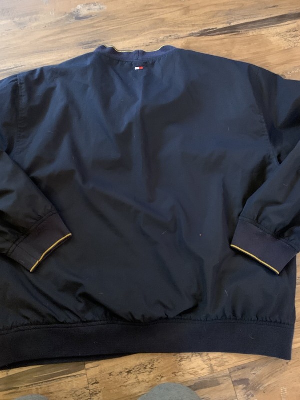 Vintage Tommy Hilfiger Golf Reversible Windbreaker Pullover Top Sz L Large Plaid gallery