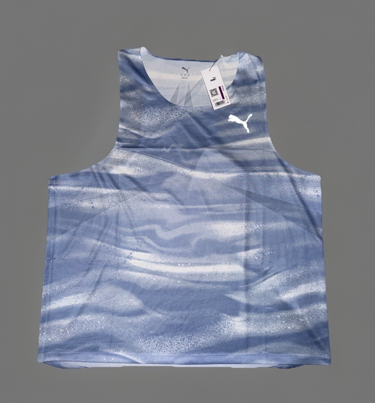 Puma Raceday UltraSpun Singlet Mens XXL Running Vest Breathable Tank Top gallery