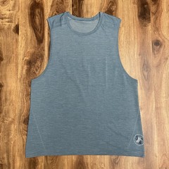 Lululemon Barry’s Bootcamp Metal Vent Tech Tank Top Mens XL Blue