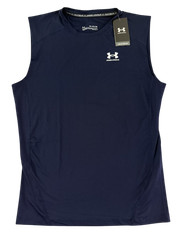 Under Armour NEW HeatGear Mens 2XL Compression Shirt Sleeveless Tank Top 1361522