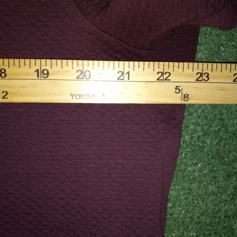 Lululemon At Ease Textured Half Zip Pullover M3DPXS Maroon 1/2 1/4 Mens Large gallery
