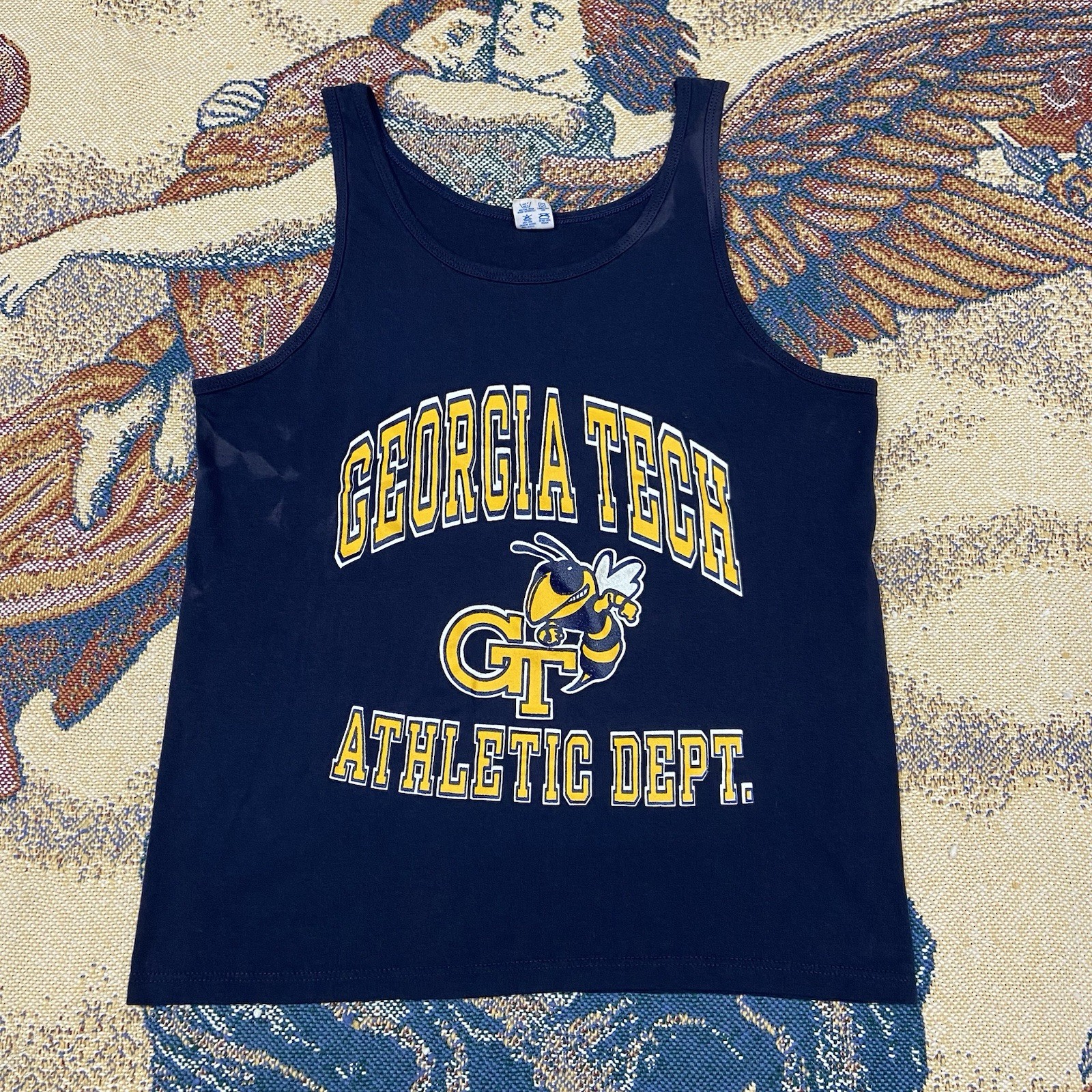 Vintage Champion Georgia Tech Athletic Dept. Tank Top 80s College Size Medium gallery