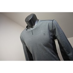 Spyder Active ProWeb Sweat Shirt Mens Small Gray Base Layer Long Sleeve