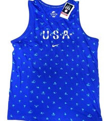 Nike Team USA Club Tank Top – Men’s Medium – Old Royal Blue – FN0879-417 Olympic