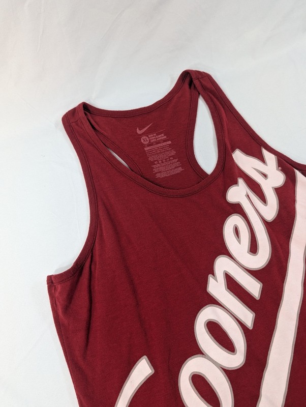 Nike Sunfit Oklahoma Sooners Weightlifting Wrestling Muscle Sleeveless Shirt XL gallery