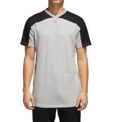 adidas Men’s Elevated Grey / Black Tee (CV3246) Sizes M/L/XL/XXL – NWT