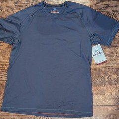 Rhone Scout Crew Neck XL Gray T-Shirt Mesh Moisture Wicking Breathable Gym NEW