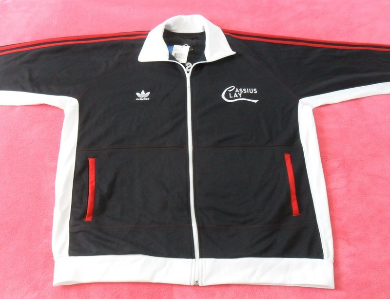 Adidas RARE Muhammad Ali CASSIUS CLAY Track Shirt Sweat Top Jacket superstar 3XL gallery