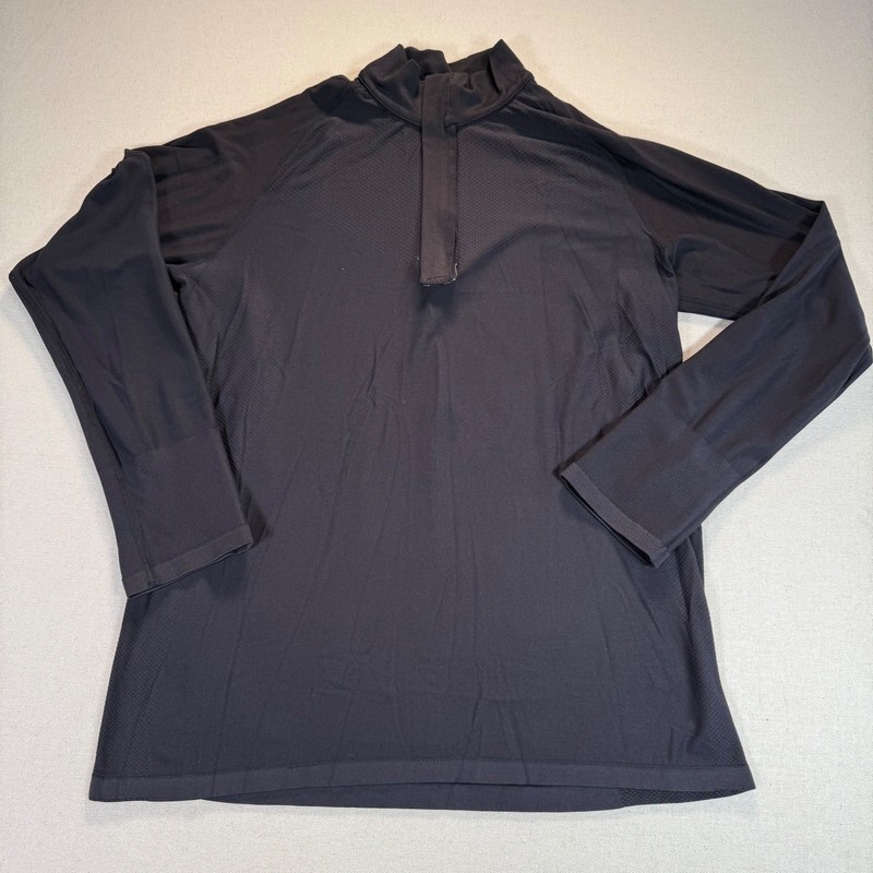 C9 by Champion Duo Dry Mens XXL Black Quarter Zip Pullover Long Sleeve Shirt gallery