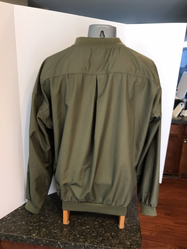 Columbia Sportswear Men’s LS Pullover L Olive Drab Polyester - Side Zip Pockets gallery