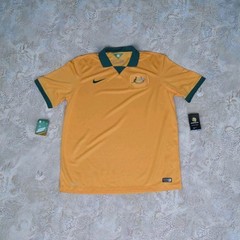 NIKE AUSTRALIA 2014 HOME DRI-FIT MENS SOCCER JERSEY – MENS SIZE XL SHIRT