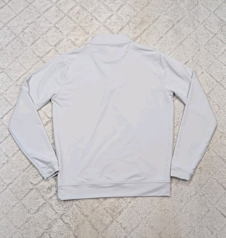 Peter Millar Jacket Mens S Gray Perth Performance ¼ Zip Pullover Vanderbilt V150 gallery