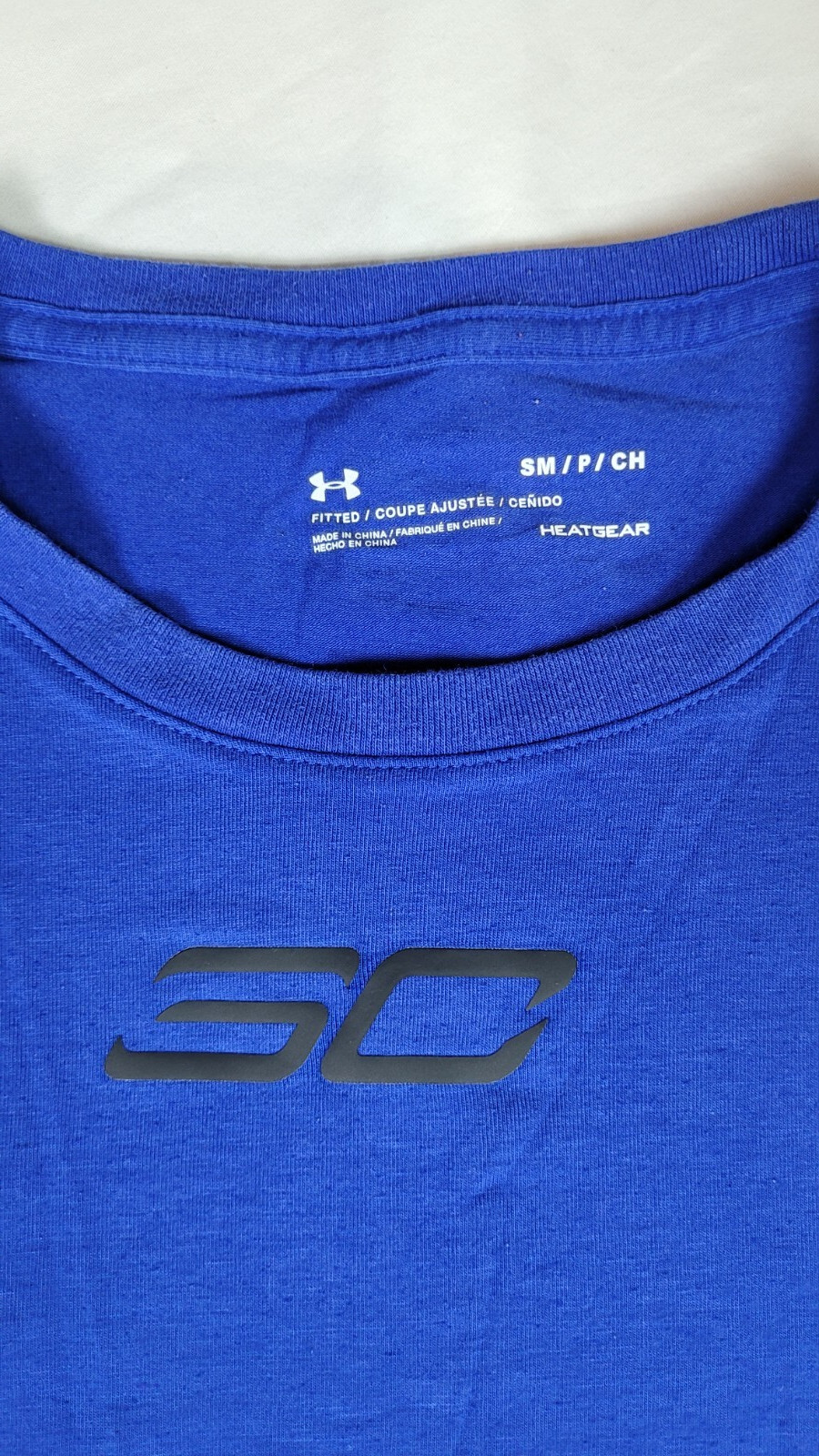 Under Armour x Steph Curry Shirt Mens S Blue Basketball SC gallery