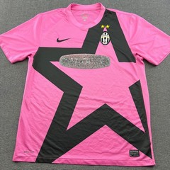 Juventus 2011 2012 2013 Away Football Jersey Mens Large Pink Star Nike Shirt