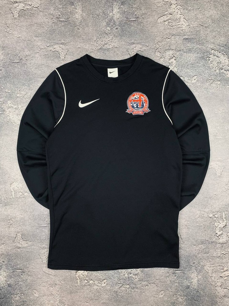 Nike Football AFC Fylde Soccer Jersey 2017 2018 Long Sleeve Black Size S
