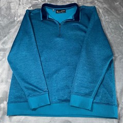 Under Armour XL Teal long sleeve 1/4 zip up mens or ladies