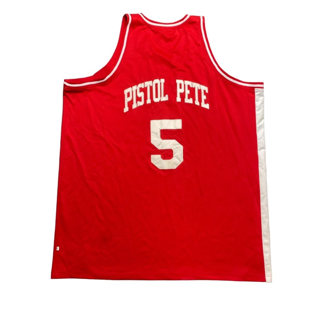 Retro Pistol Maravich #5 High School Basketball Jersey 3 Colors Sewn Any Size