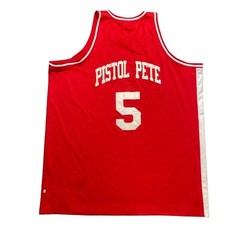 Retro Pistol Maravich #5 High School Basketball Jersey 3 Colors Sewn Any Size