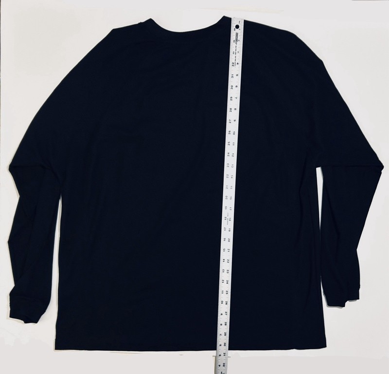 ESPN Logo Licensed Official Long Sleeve Black Jersey T-Shirt XL Sports TV gallery