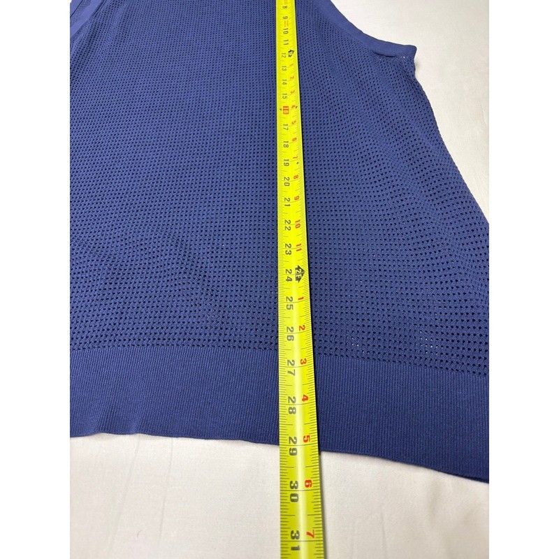 Todd Snyder Tank Top Mens XXL navy blue Luxe Micro Mesh Knit Sleeveless Pullover gallery